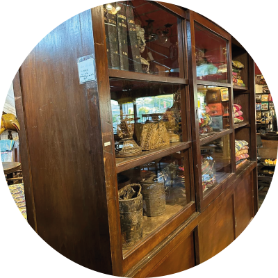 Bibliothèque en teck java