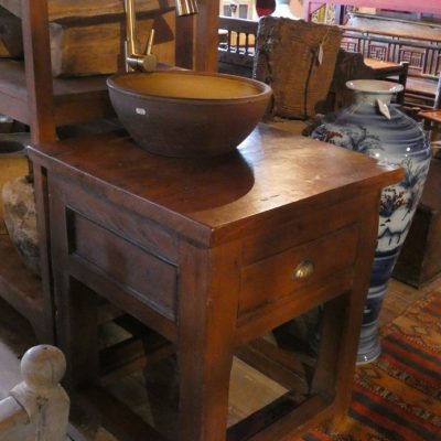 table établi en teck, ancienne, Rajastan, Inde