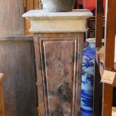 Sellette en teck, Art-Déco, Java Indonésie.