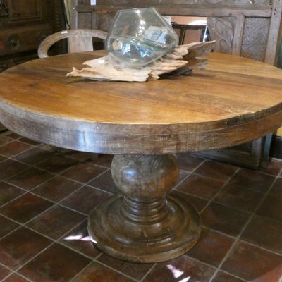 Table à manger en manguier, Rajastan, Inde.