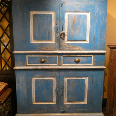 Armoire en teck, ancienne, Gujarat, Inde.